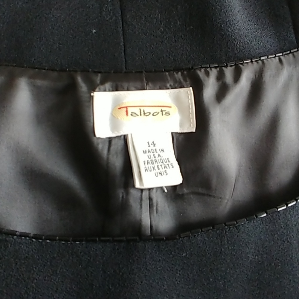 Talbots Women's Black Shell Top - Picture 4 of 6